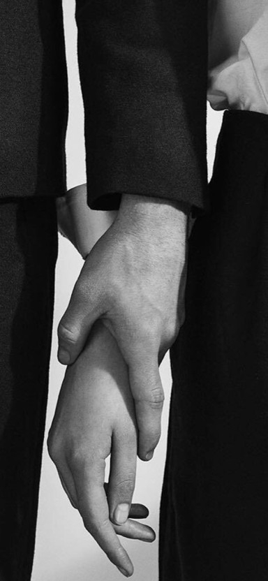 Black and white