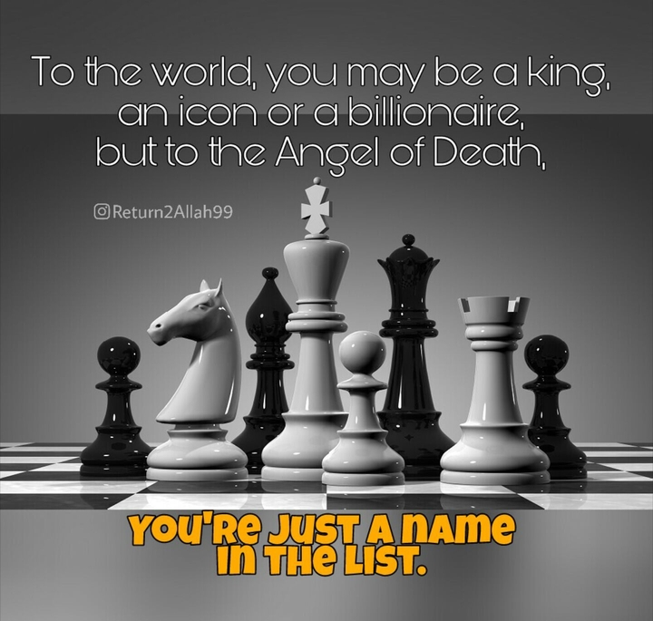 Death doesn't see your status