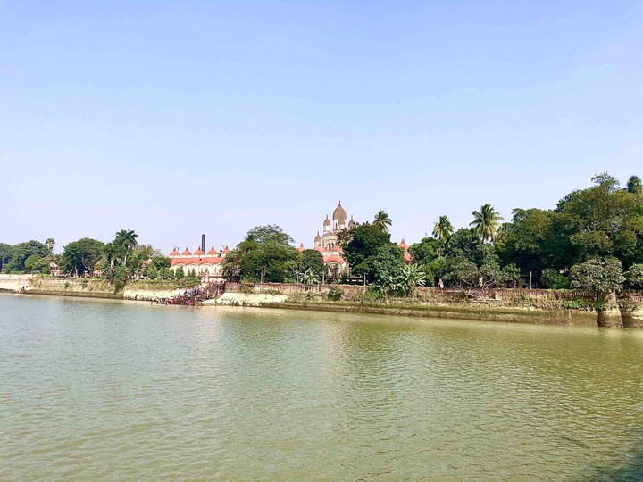 Glimpse of Dakshineshwar Kali Temple from Jetty