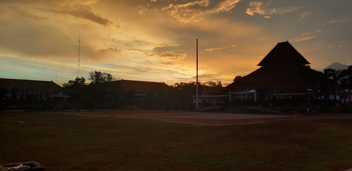 A town