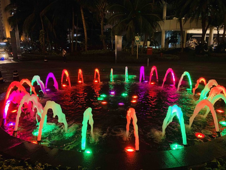 light fountain