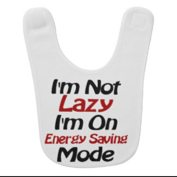 I'm not lazy