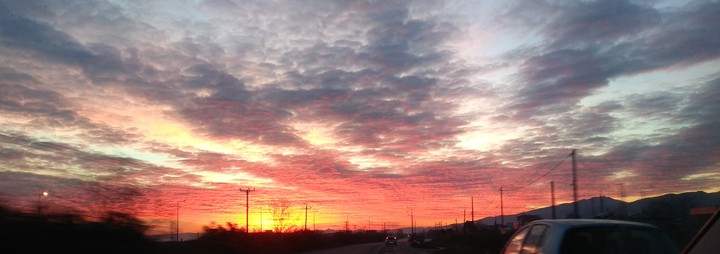 A red dawn