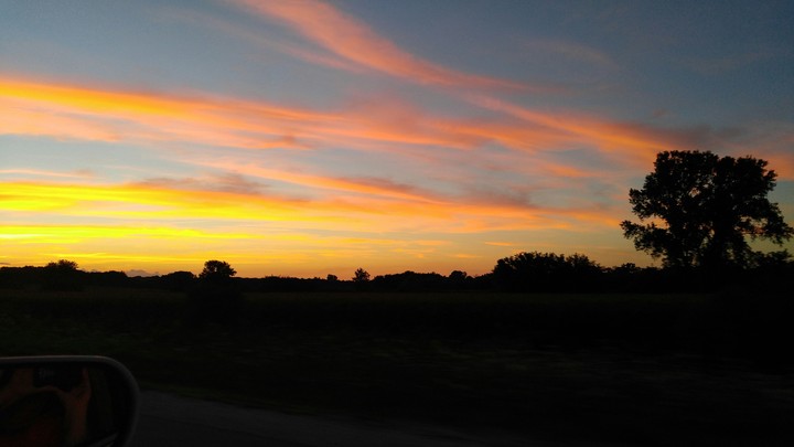 Red sky at night