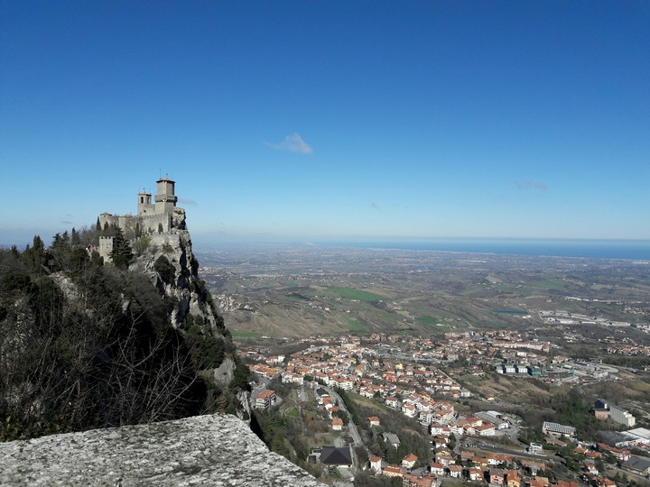 Castle in San Marino, Italy