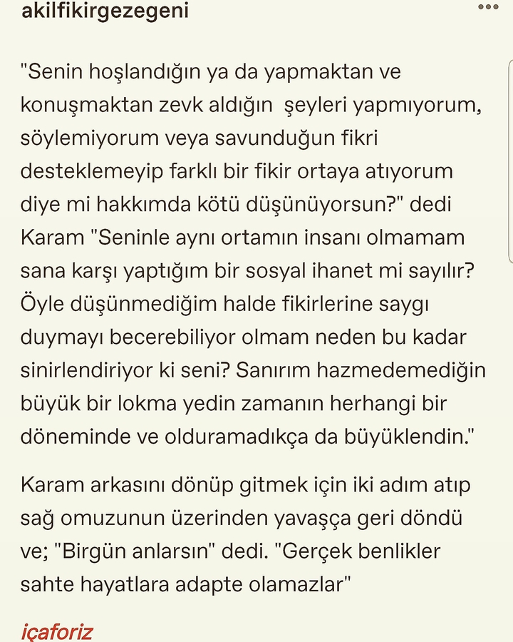 düşünceler