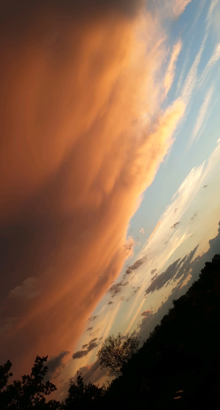fire sunset
