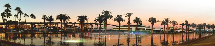 Panorama before Sunset Stylized