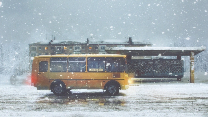 Winter road