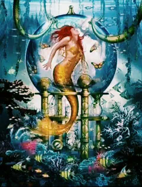 mermaid bubble