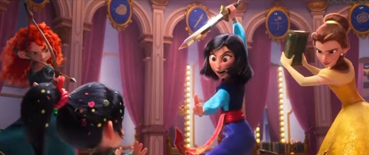 venellope with Disney's princesses