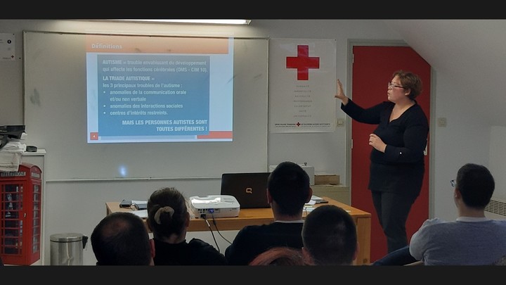 présentation de l'autisme à la Croix-Rouge