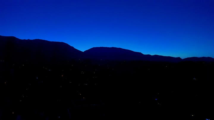 blue sunrise