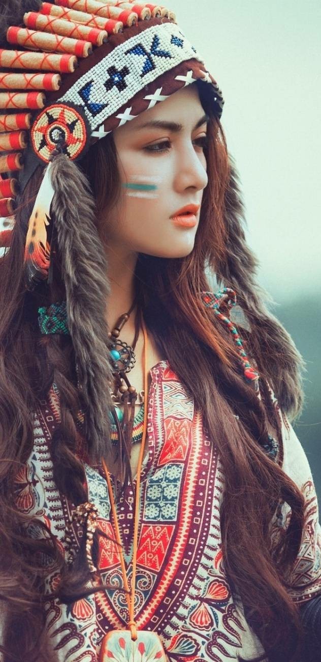 Native American Indian Maiden