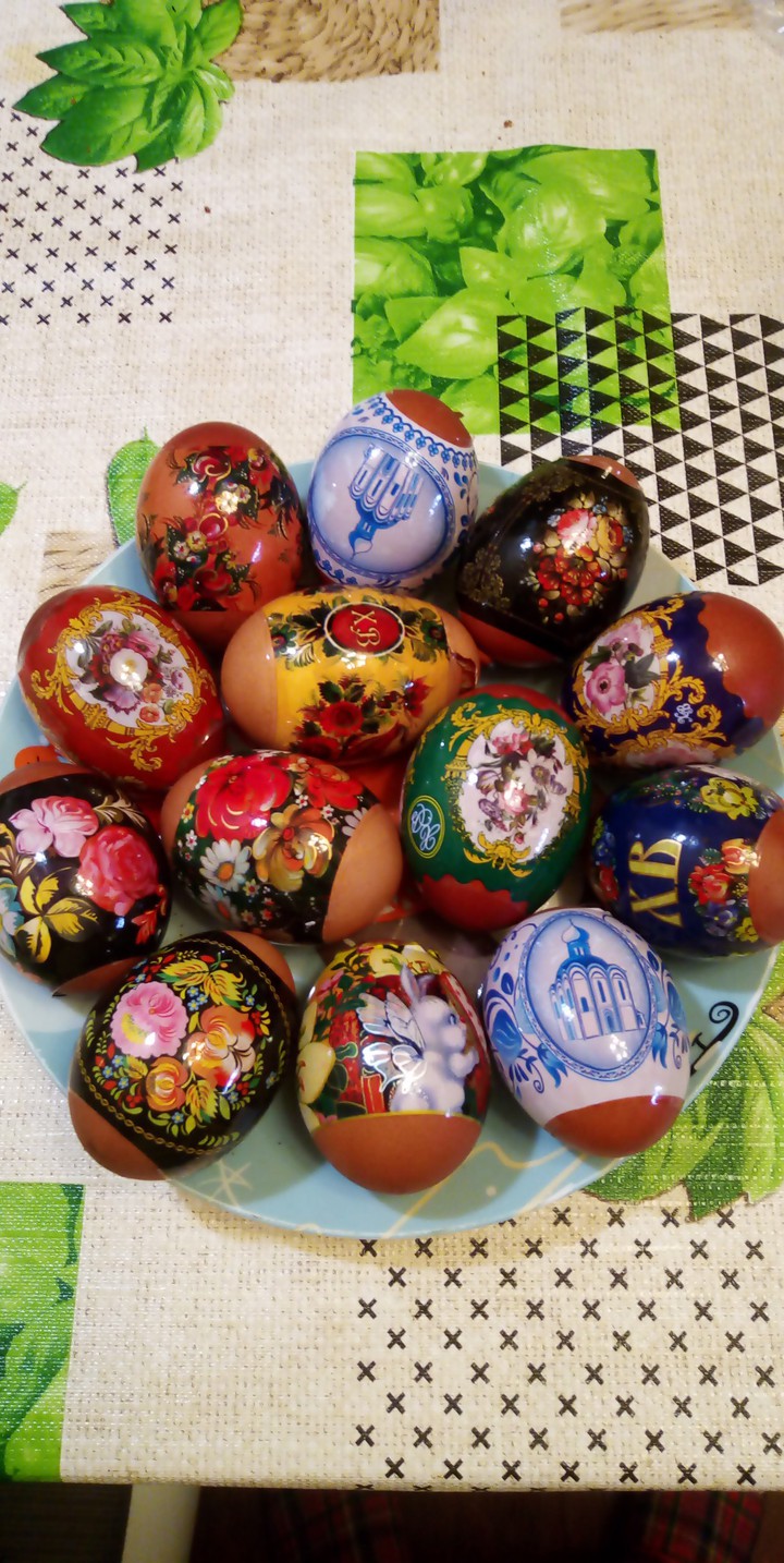 Яйца пасхальные.