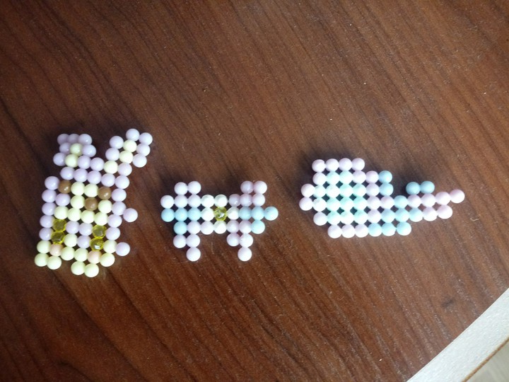 aquabeads królik kokarda wieloryb