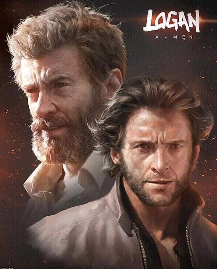 young and old logan
