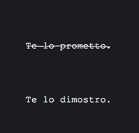 Meno parole più fatti