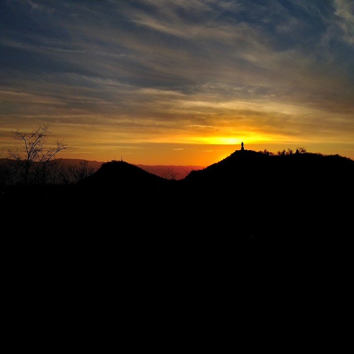 Sunset at the hills
