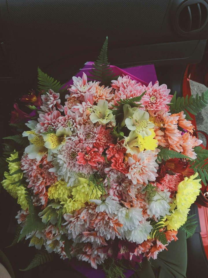 The bouquet for my dear friend