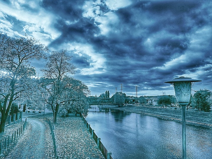 Mže River, Pilsen, Czech Republic
