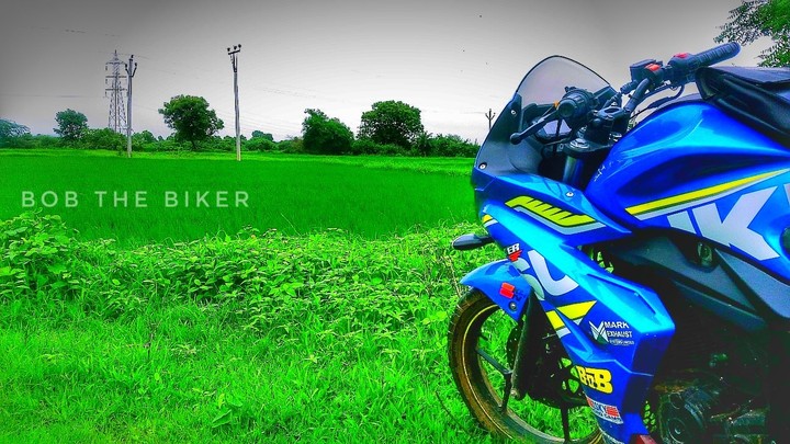 gixxer in farm