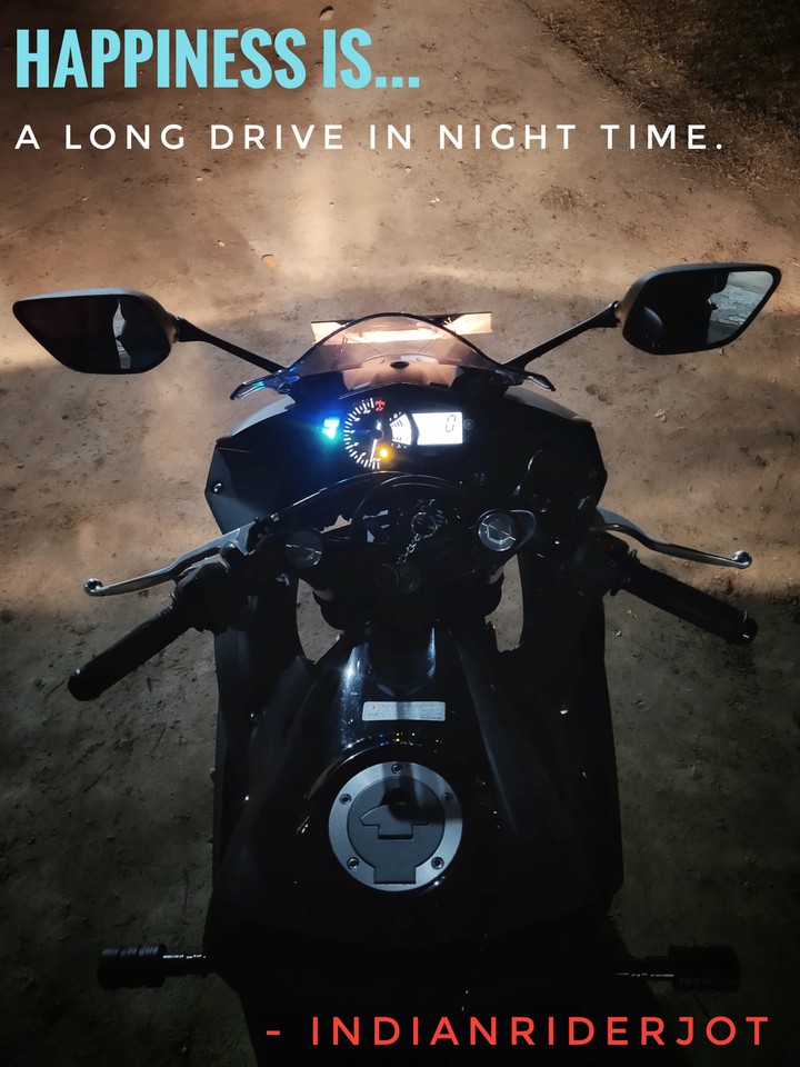 Happiness Is... A Long Drive In Night Time.