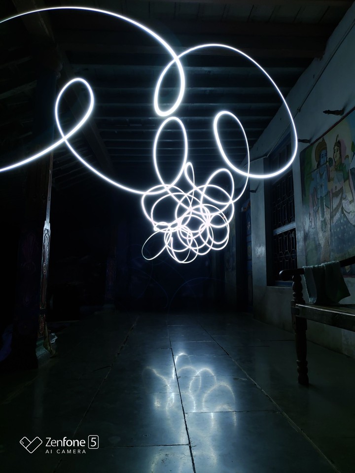 Neon light painting