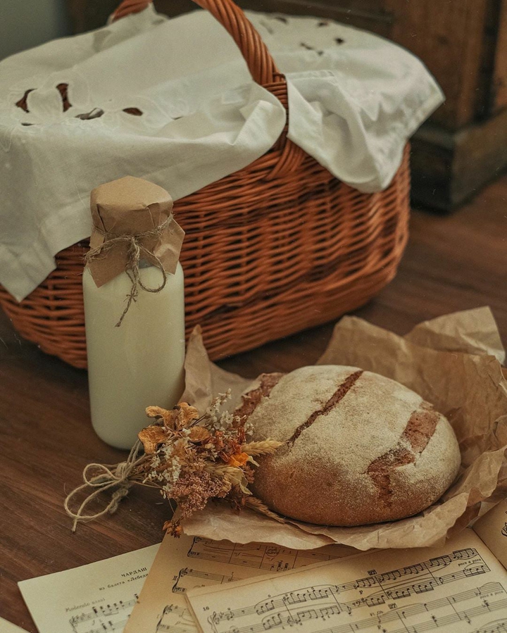 Milk. Bread