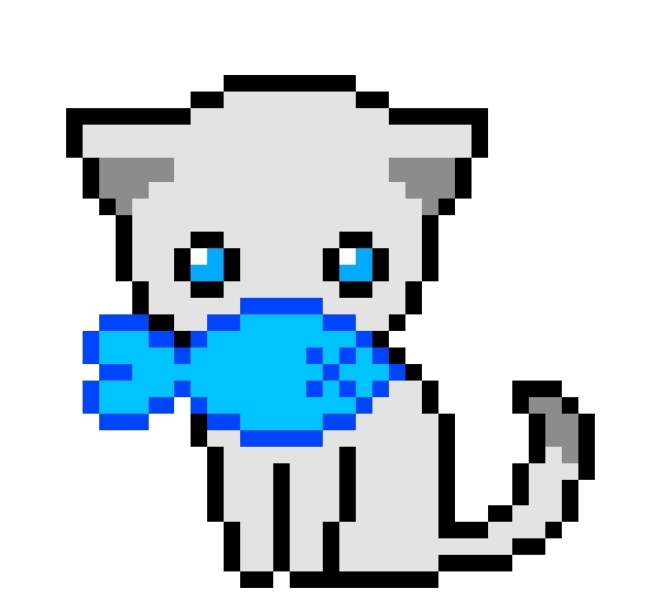 cat and fish