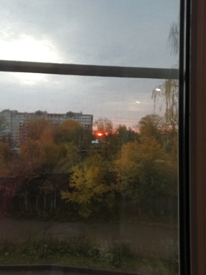 солнце заходит