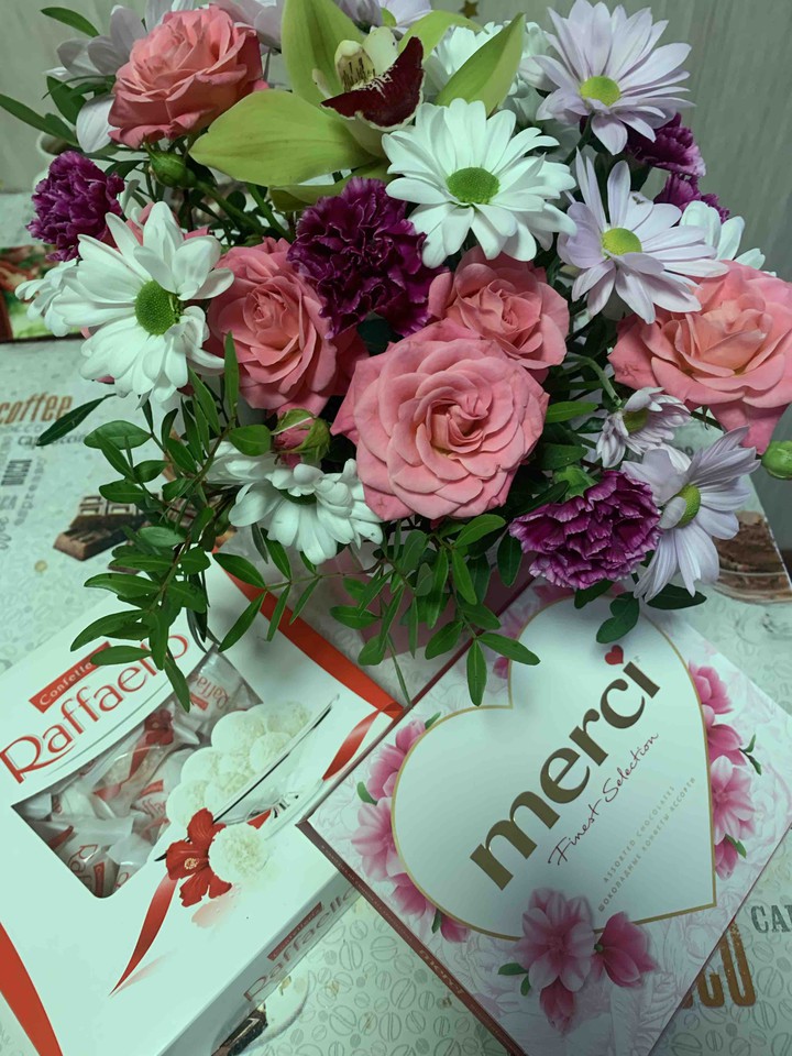 flowers and chocolates