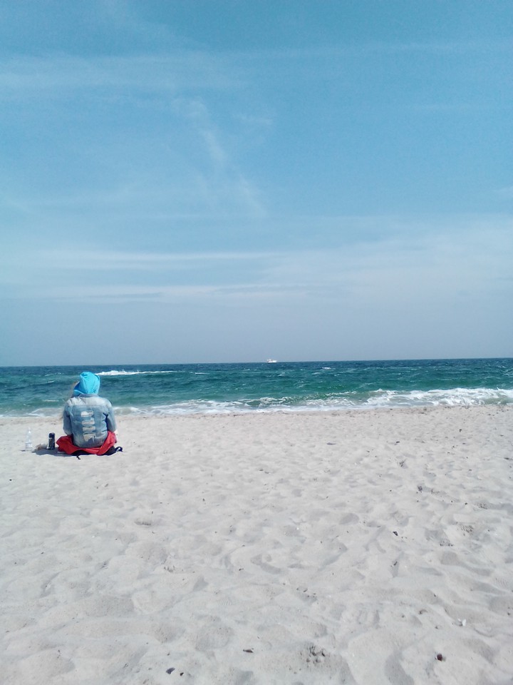 girl in the beach