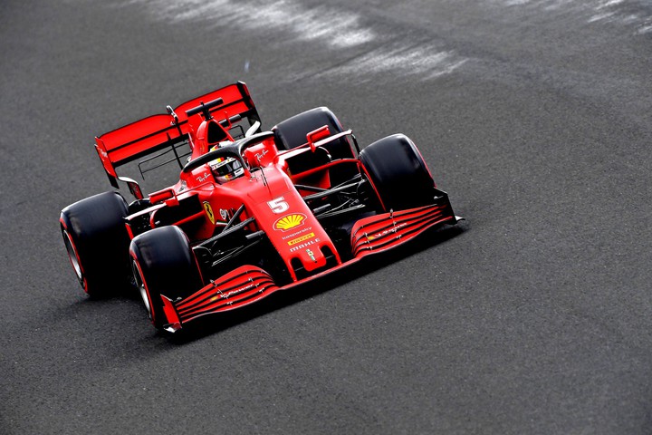 F1 Budapest 2020: Sebastian Vettel, Ferrari
