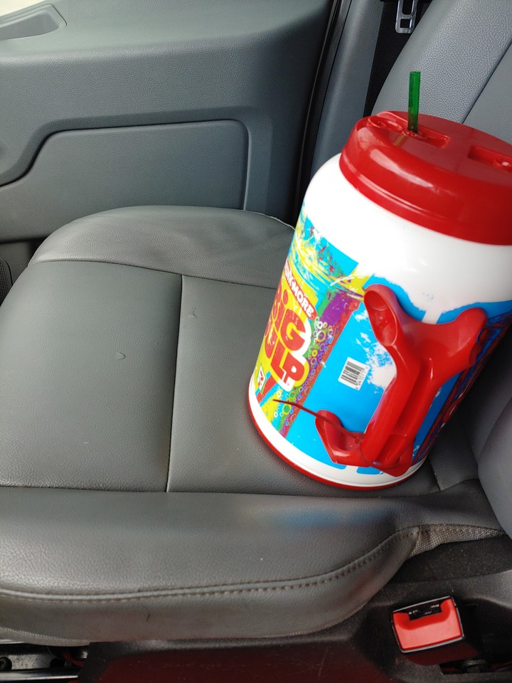I only drink water in my tanker