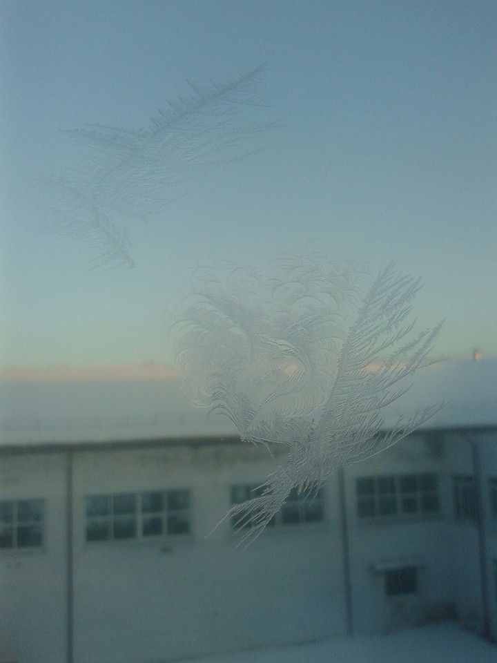 Pattern at a window