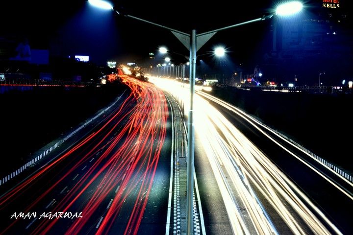 city lights