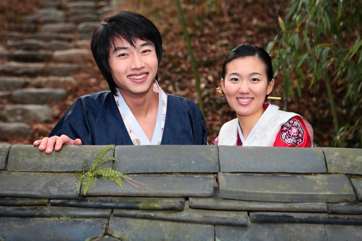 Couple in Korean Dress II