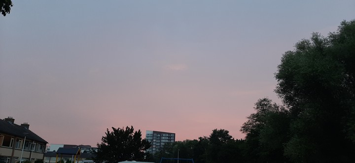 pink sky