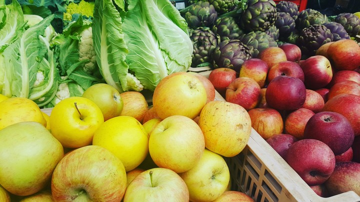 Fruits and vegetables