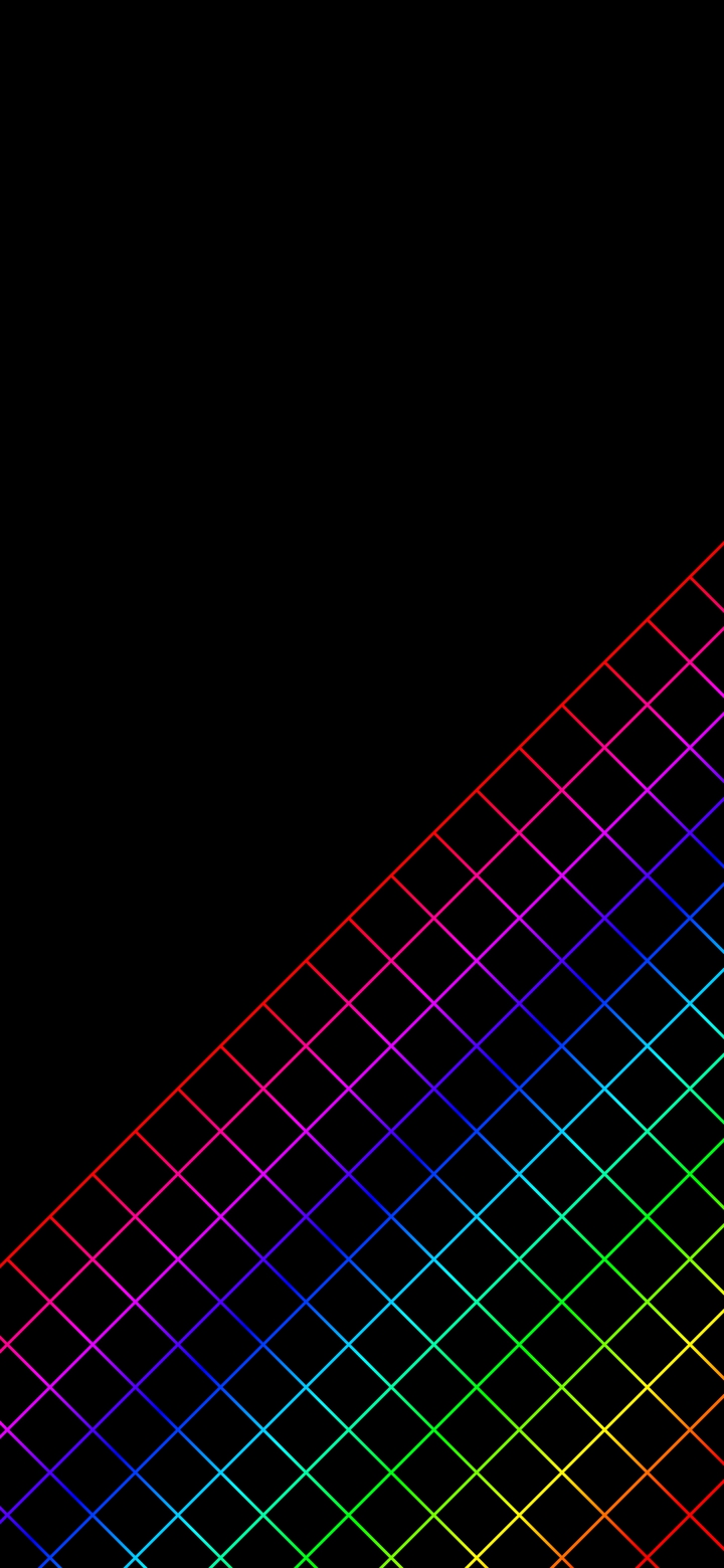 Rainbow Diamond Grid