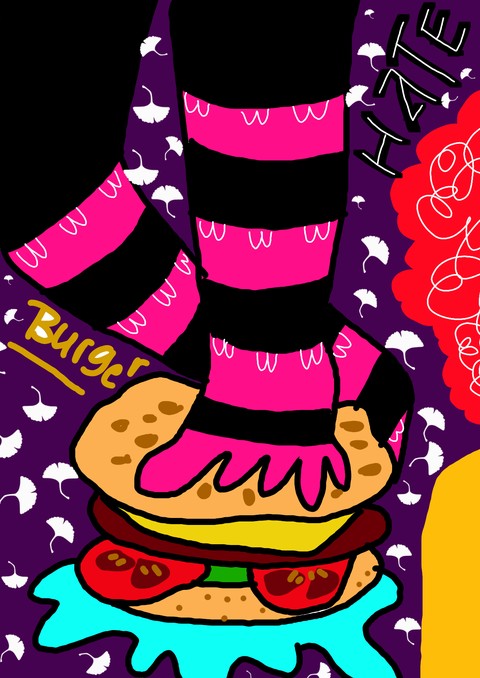 HATE BURGER