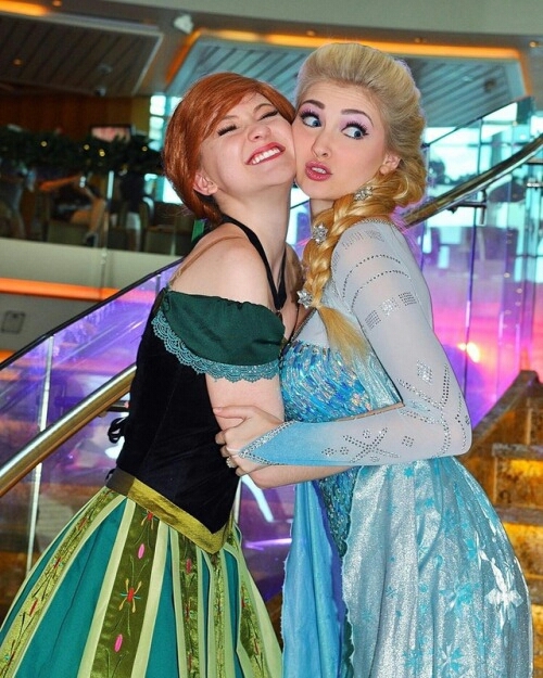 Anna and Elsa  Frozen