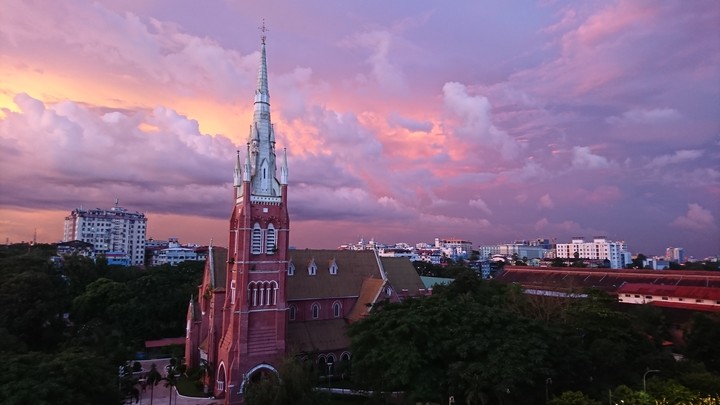 under the clouds