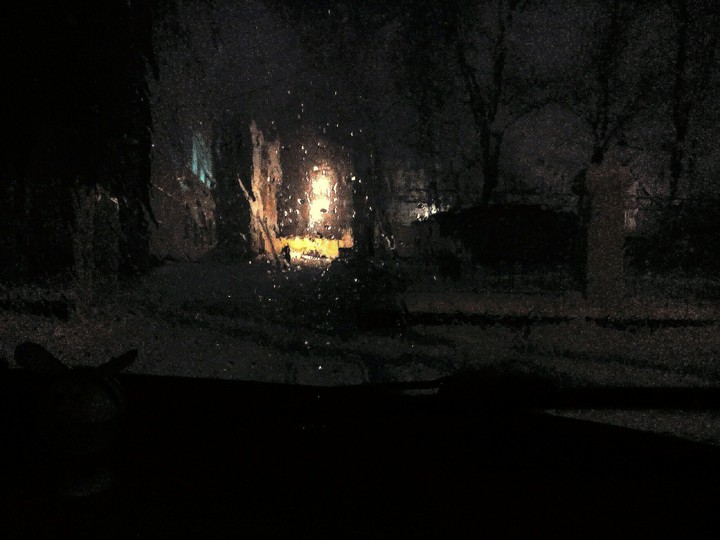 snow and rain