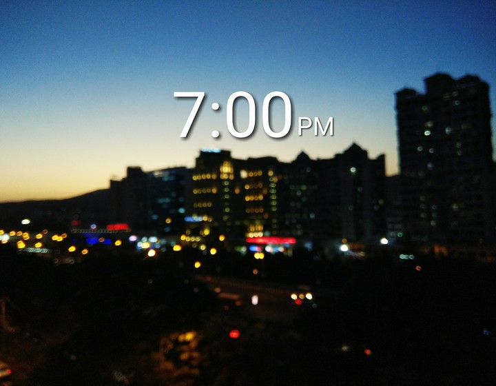Sunset 7:00