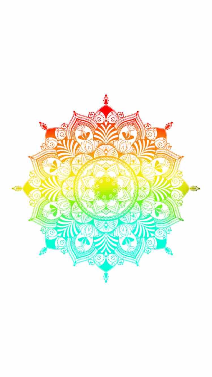 Rainbow mandala
