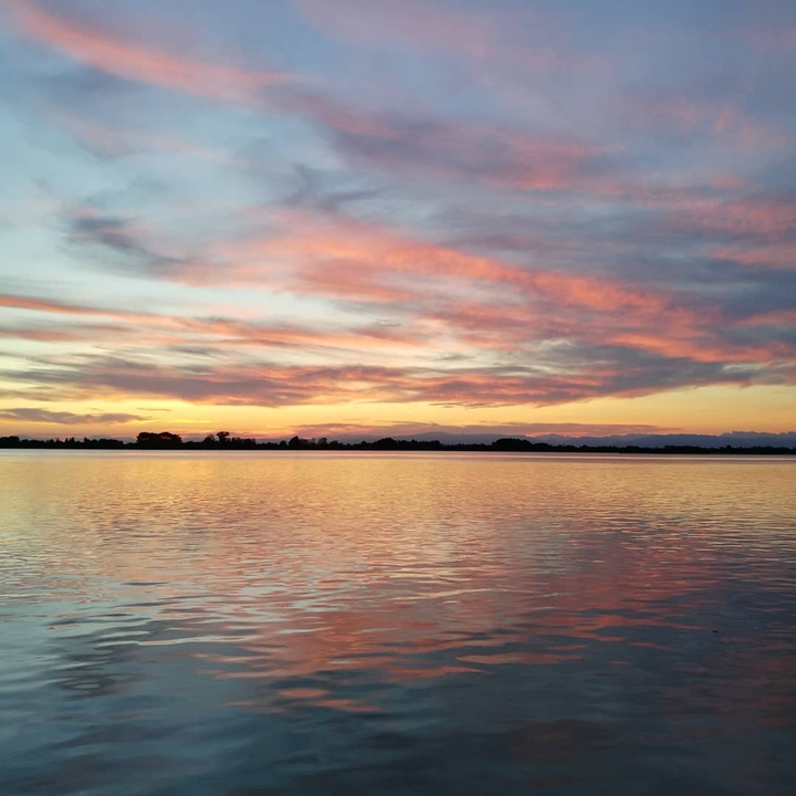 sunset in punta sabbioni