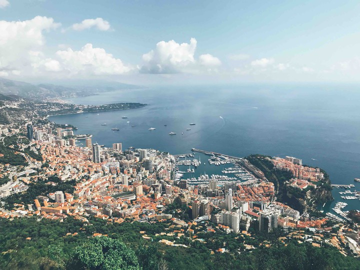monaco from sky