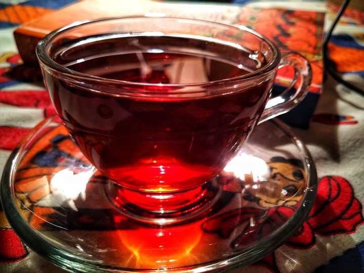 Tea on fire
